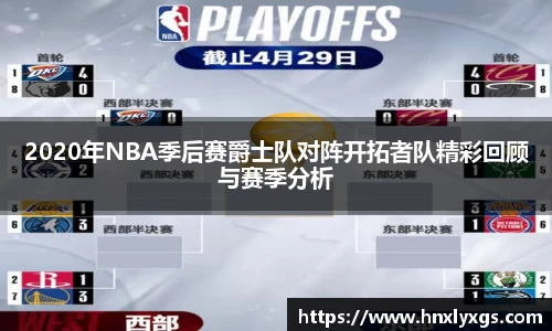 2020年NBA季后赛爵士队对阵开拓者队精彩回顾与赛季分析