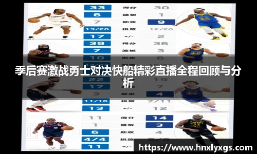 季后赛激战勇士对决快船精彩直播全程回顾与分析
